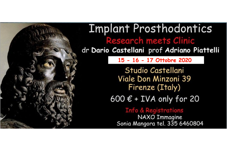 Implant Prosthodontics Research meets Clinic Implant Prosthodontics Research meets Clinic